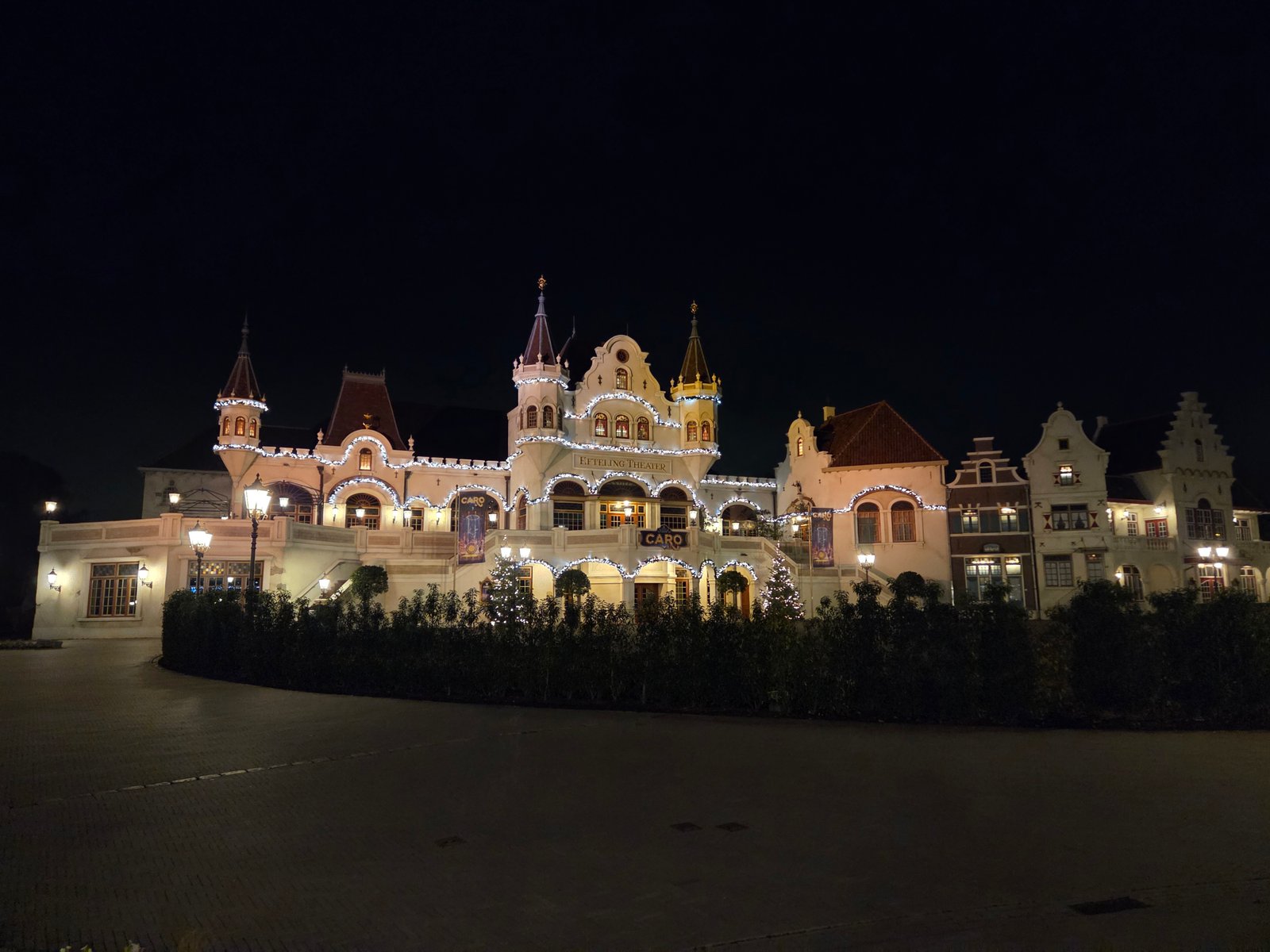 Al die lampjes blijven mooi